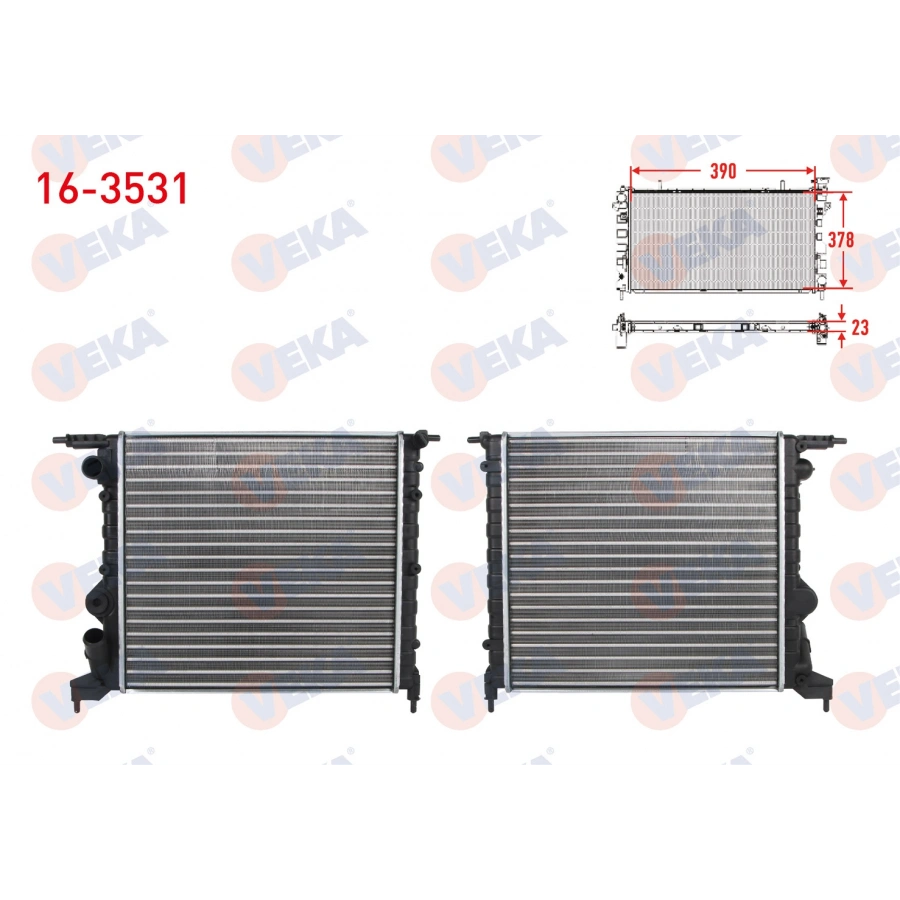 SU RADYATORU MEKANIK RENAULT R19 1.4 M-T 1988-2001