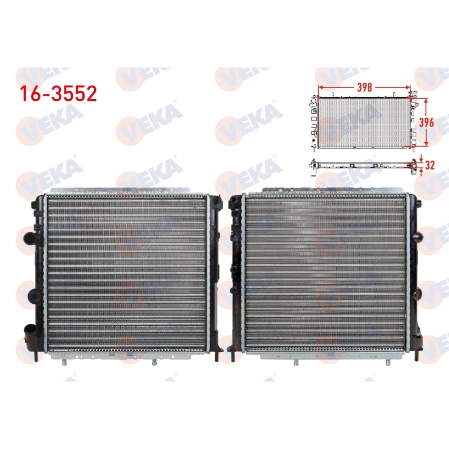 SU RADYATORU MEKANIK RENAULT R9 (L42) 1.4e ENJEKSIYONLU 1985-2000