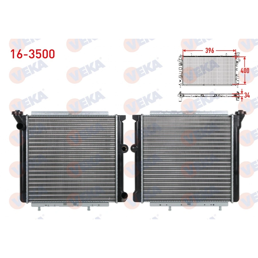 SU RADYATORU BRAZING KALINLIK 32mm RENAULT R9 1.4 - 1.6 KARBURATORLU 1985-2000