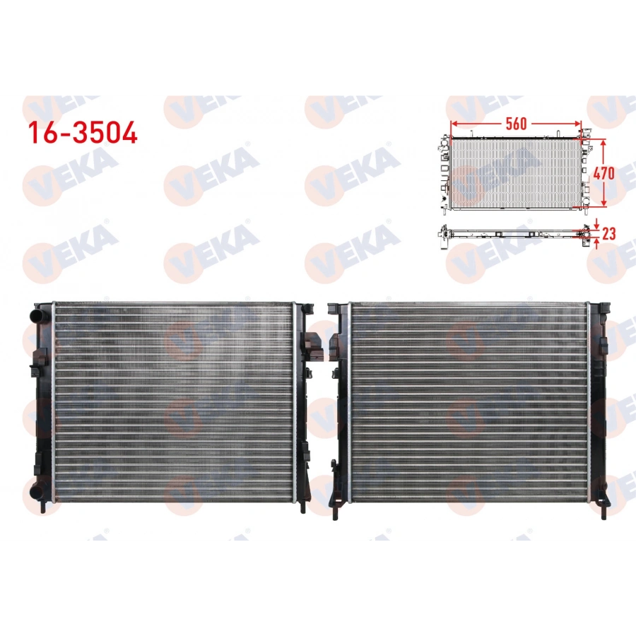 SU RADYATORU MEKANIK RENAULT TRAFIC II (FL) 1.9 DCI M-T 2001-2014