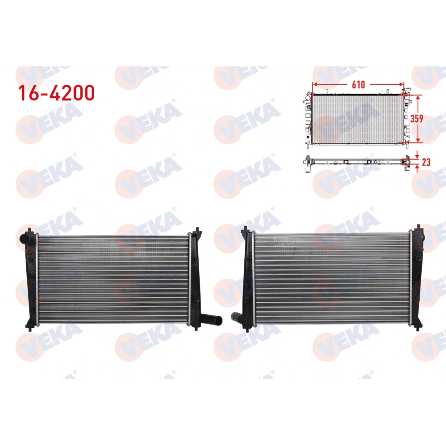 SU RADYATORU BRAZING TATA INDICA (40_V2) 1.4 D 1998-2003