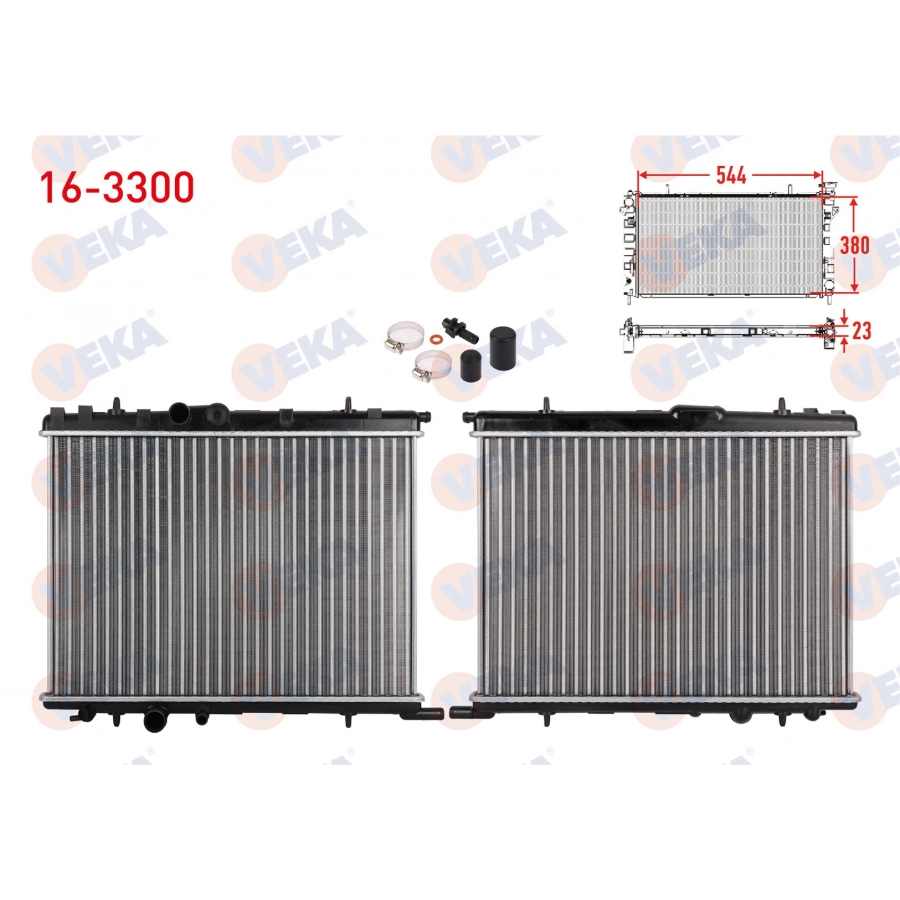 SU RADYATORU BRAZING (UNIVERSAL TIP) PEUGEOT PARTNER (5,5F) 1.9 D M-T 1996-2008