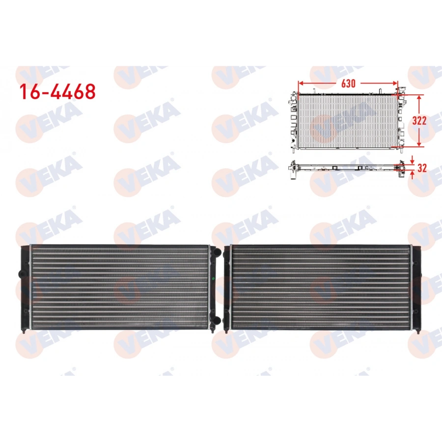 SU RADYATORU MEKANIK VOLKSWAGEN GOLF III (1H1) 1.6 - 1.9 TDI - 2.0 GTI 1991-1999