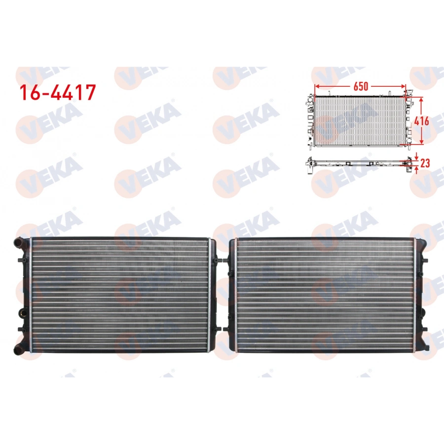 SU RADYATORU BRAZING VOLKSWAGEN GOLF IV (1J1) 1.6i AEH-AKL A-T/M-T 1997-2005
