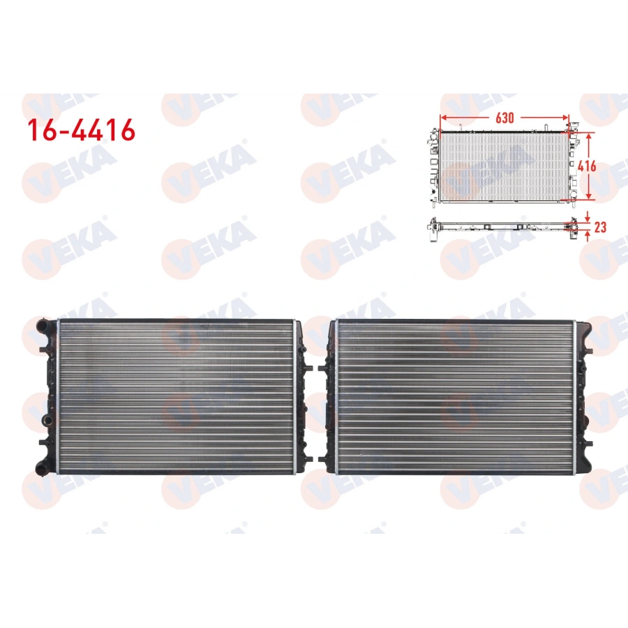 SU RADYATORU MEKANIK VOLKSWAGEN POLO (9N_) 1.4i 16v M-T 2001-2012