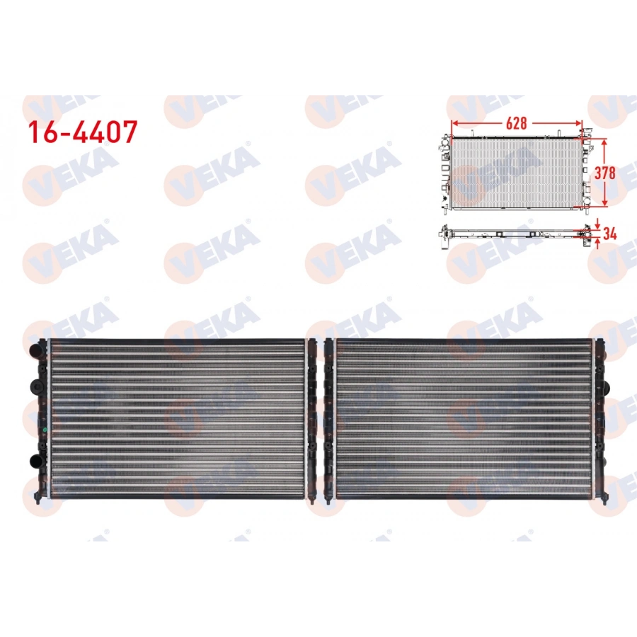 SU RADYATORU MEKANIK VOLKSWAGEN POLO CLASSIC (6KV2) 1.6 M-T 1995-2001