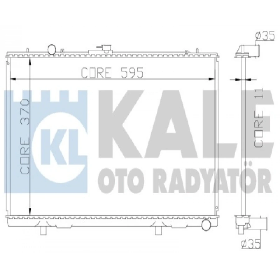 SU RADYATÖRÜ MT L200 (K64) 2.5 D 99-05
