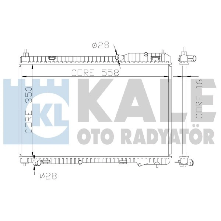SU RADYATÖRÜ OTOMATIK / BRAZING FIESTA ZETEC-S 08-12