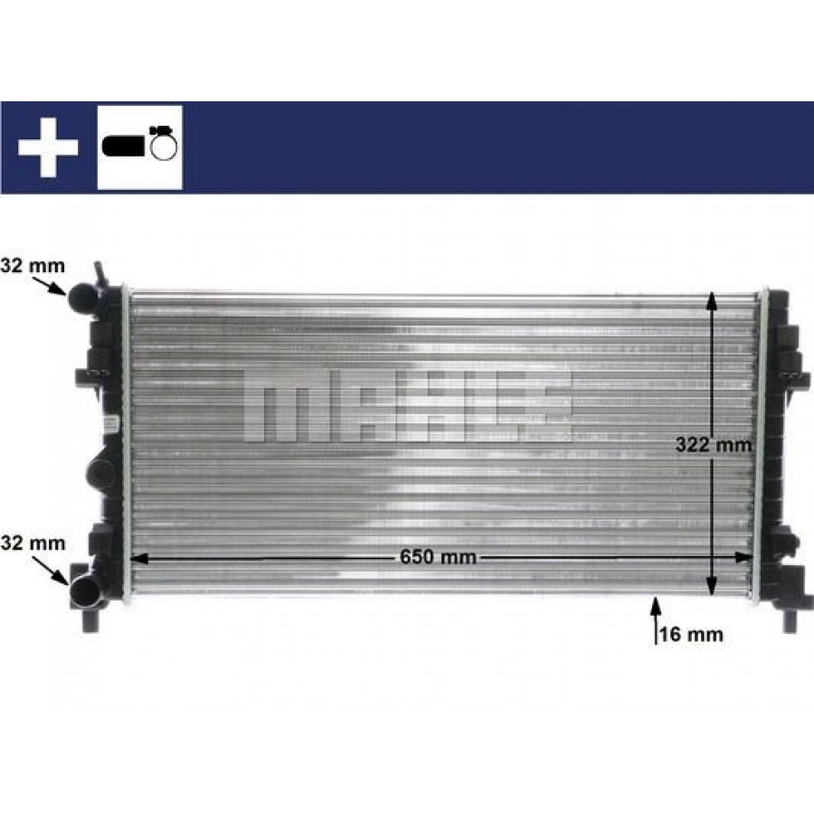 SU RADYATÖRÜ POLO/A1/IBIZA/FABIA10