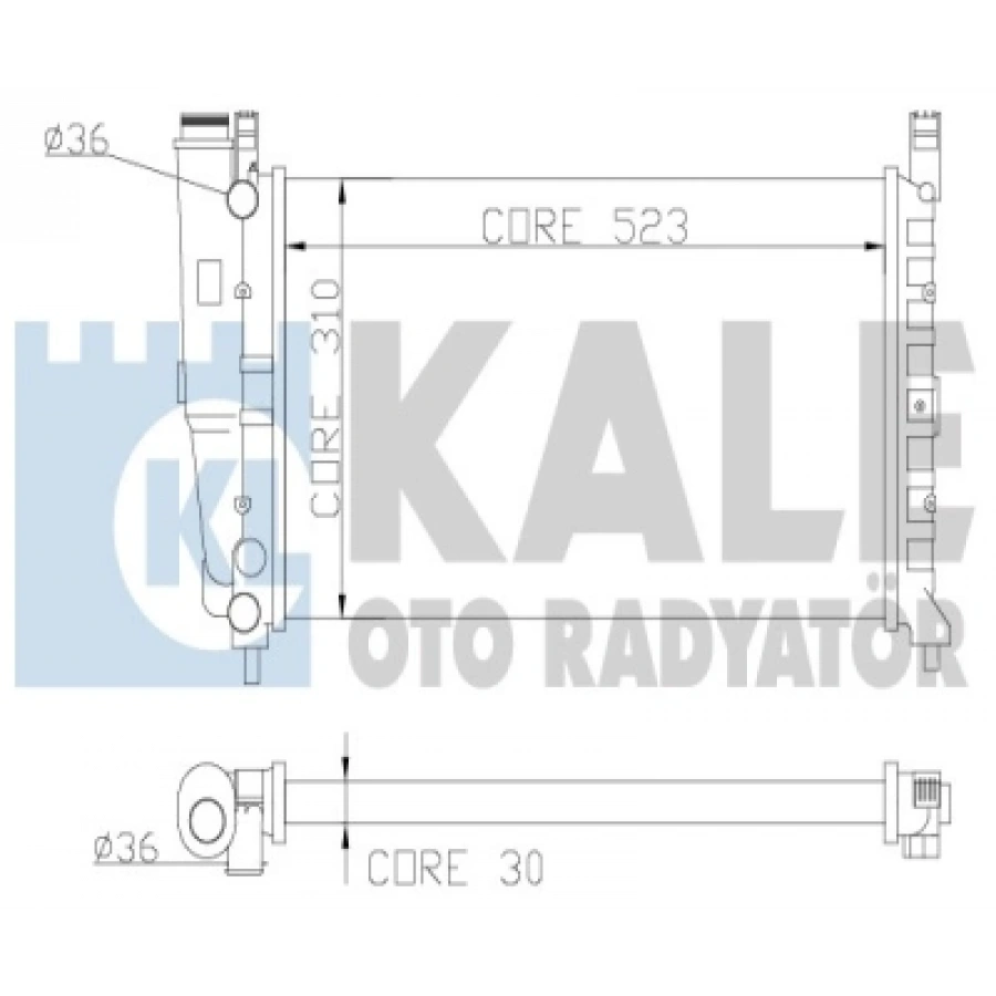 SU RADYATÖRÜ UNO 70 1,4 IE 92-