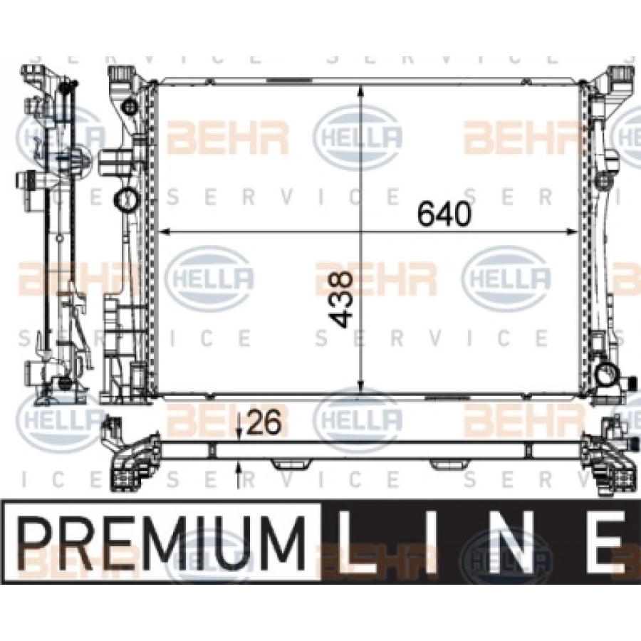 SU RADYATÖRÜ W117-246-176-242-156 M270-651-607 12-