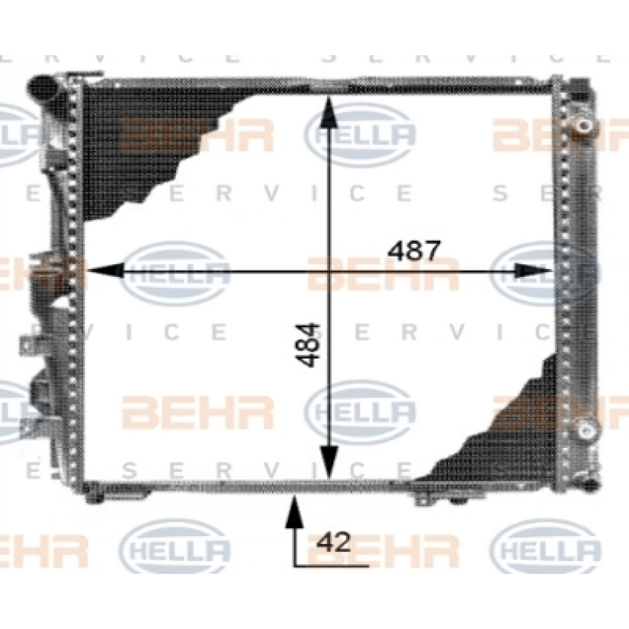 SU RADYATÖRÜ W126 M103 85-90