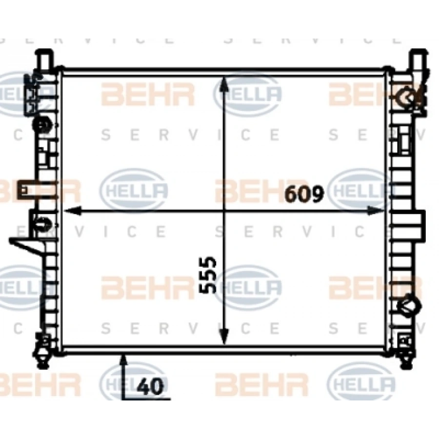 SU RADYATÖRÜ W163 OM612 00-05