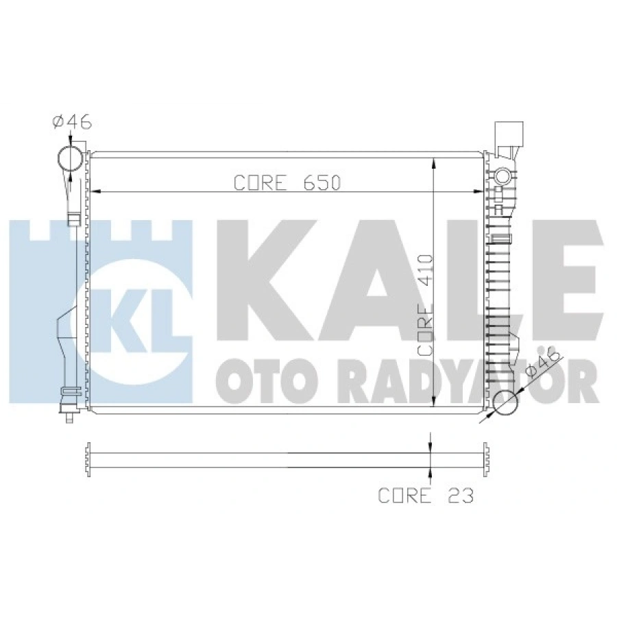 SU RADYATÖRÜ W203-209-171 BM 00-07