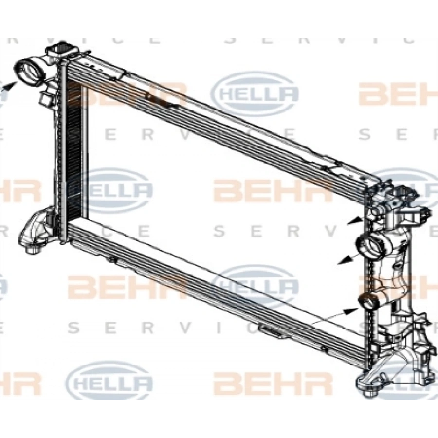 SU RADYATÖRÜ W204-207-212-218 M651-271 09-