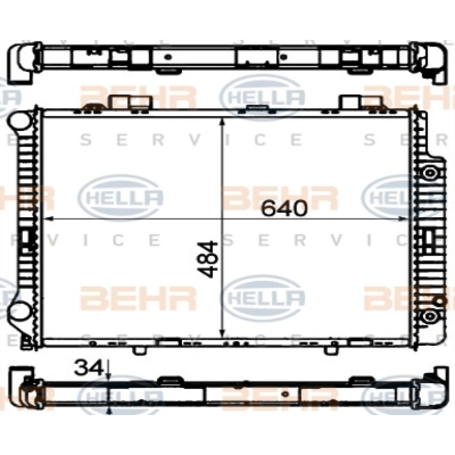 SU RADYATÖRÜ W210 M104 95-97
