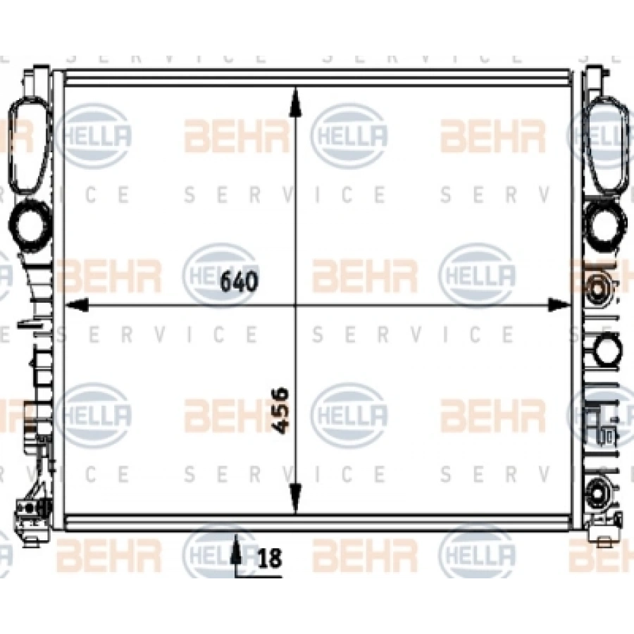 SU RADYATÖRÜ W211-219 M112 02-09