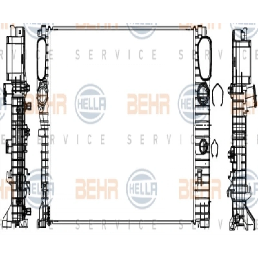 SU RADYATÖRÜ W211 M646-647-271 02-09