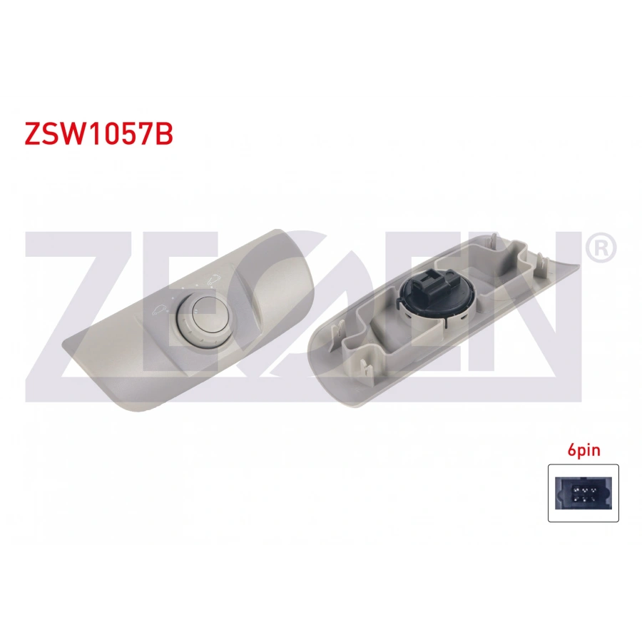 SUNROOF ANAHTARI CERCEVELI 6 PIN RENAULT MEGANE II - LAGUNA II - SCENIC II 2001-2009