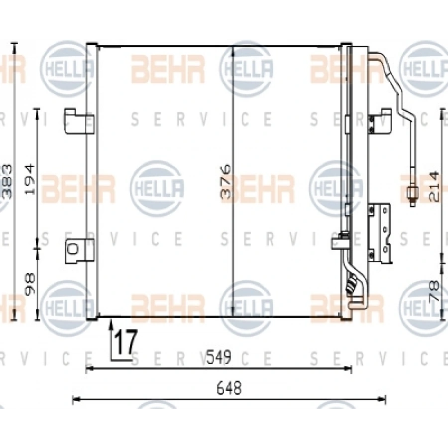 TAKIM CONTA MONDEO 2.0 16V 96-