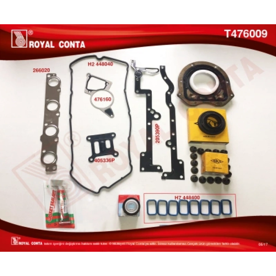 TAKIM CONTA SIL.CONTASIZ MONDEO/V184 2,0 TDCI Ö.ÇEKER 01-06