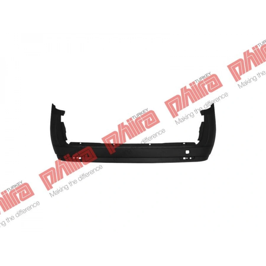 TAMPON ARKA SİYAH ÇİFT BAGAJ KAPAKLI | FIAT | DOBLO | 2015-2019