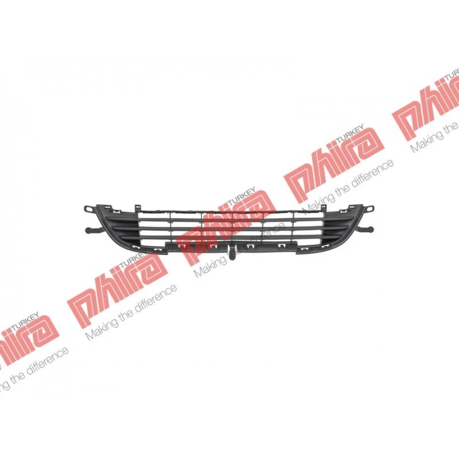 TAMPON IZGARASI ÖN ALT ORTA SİYAH | PEUGEOT | 207 | 2006>