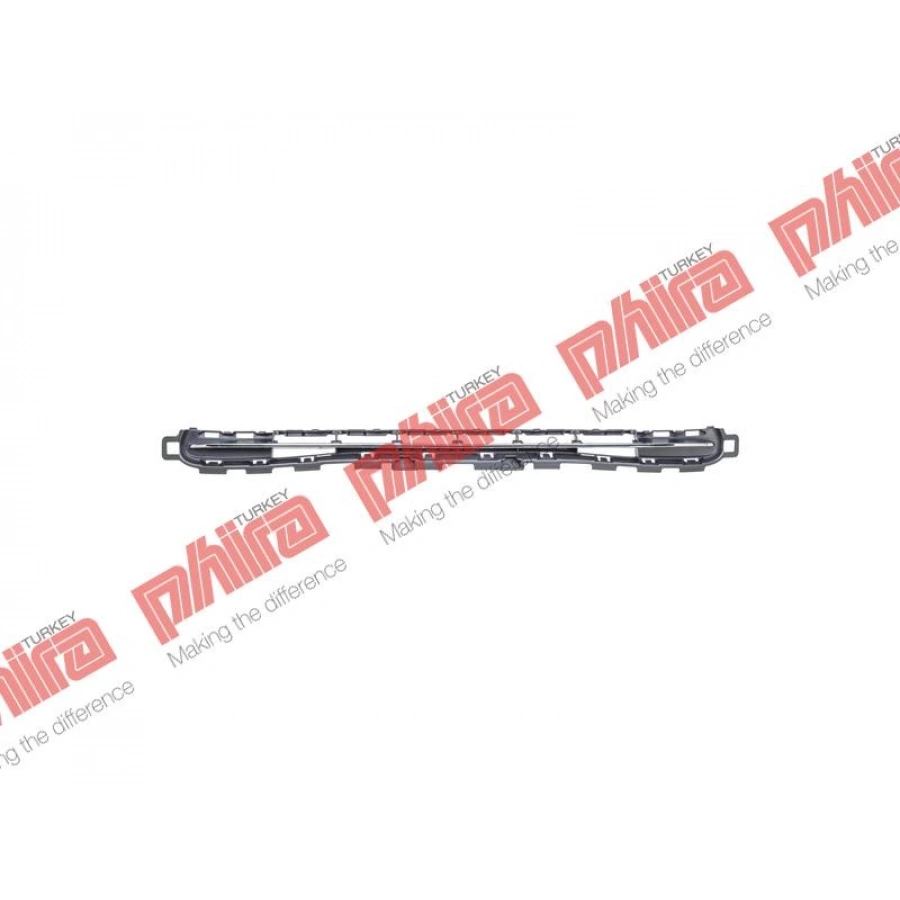 TAMPON IZGARASI ÖN ÜST ORTA KROMLU TİP SİYAH | PEUGEOT | 207 | 2009>