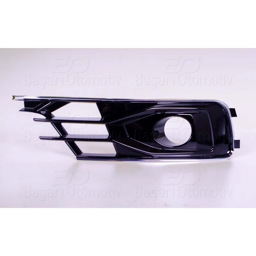 TAMPON IZGARASI SAG SISLI PIANO BLACK + KROM AUDI A6 15 >