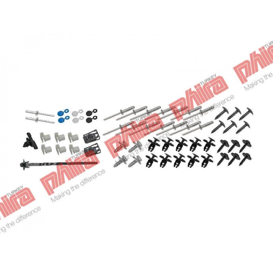 TAMPON KLİPSİ ÖN SET | CITROEN | BERLINGO | 2008-2012