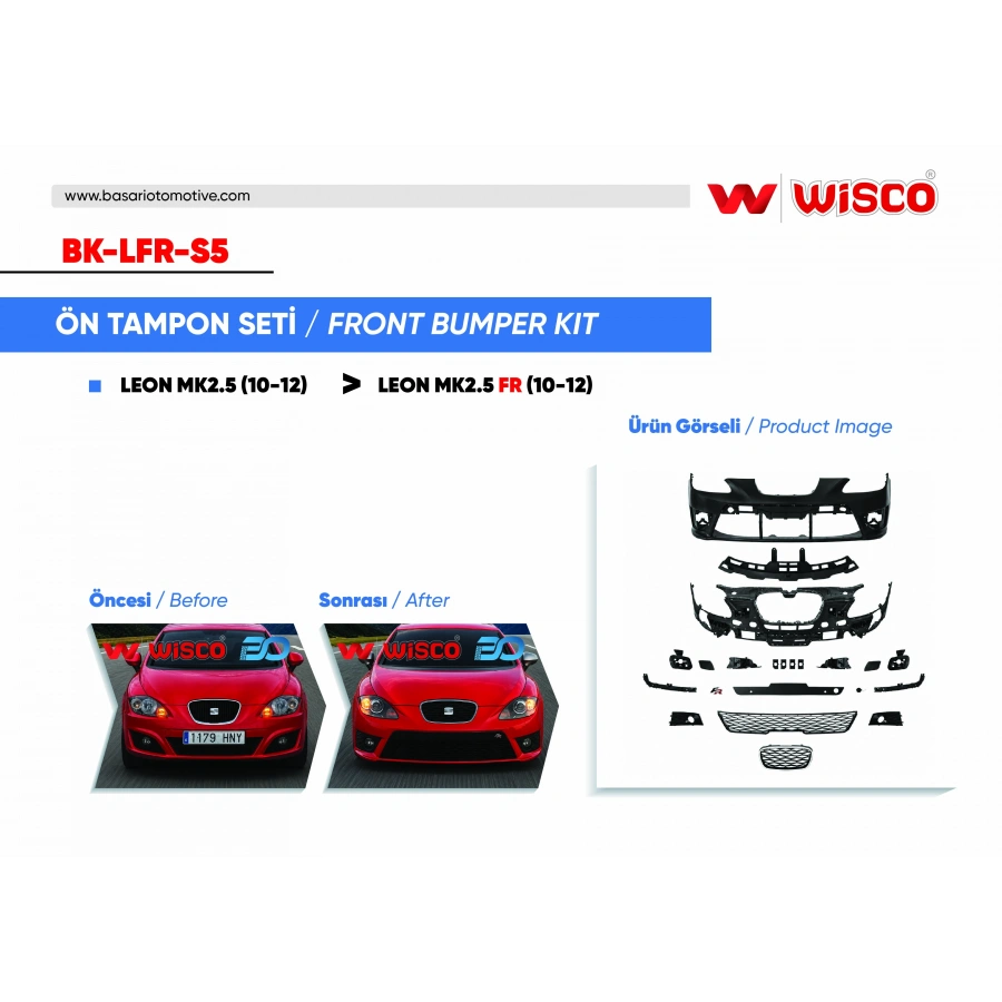 TAMPON SETI ON SEAT LEON FR MK2.5 10-12