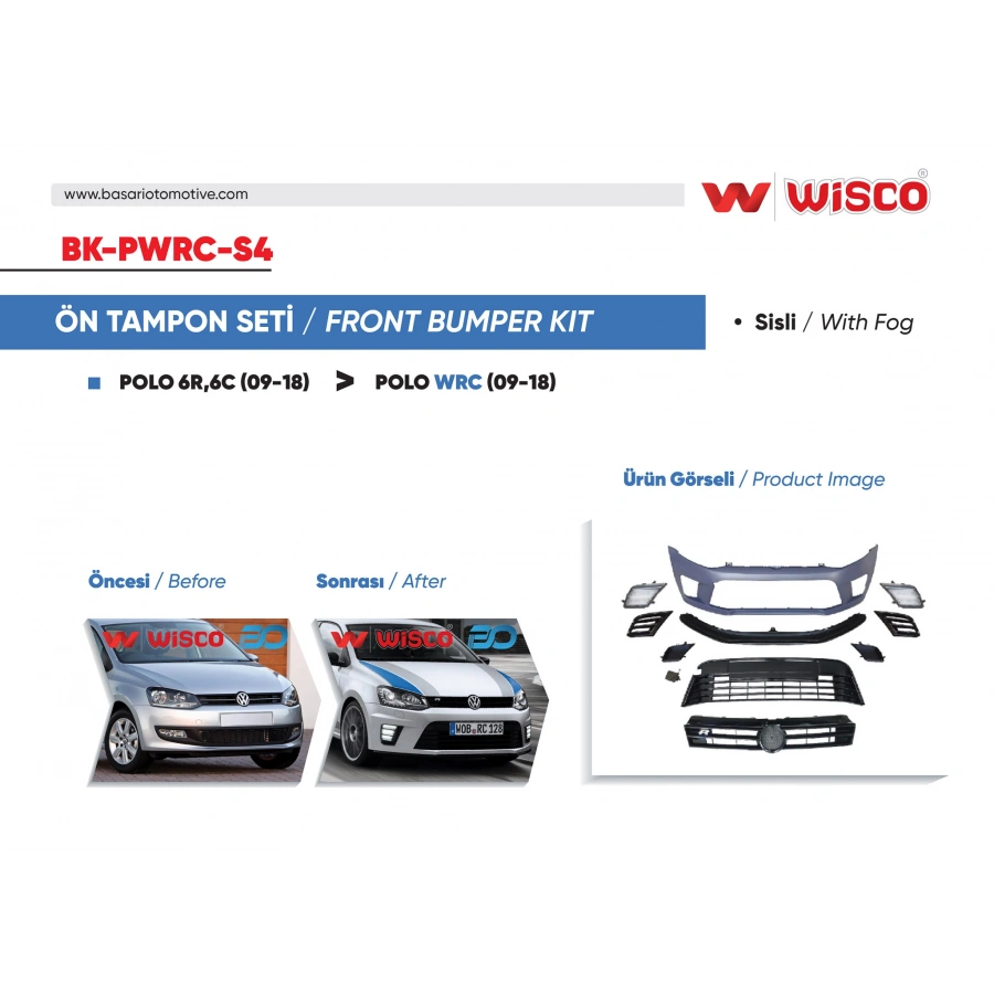 TAMPON SETI ON SIS FARLI VW POLO WRC 09-18
