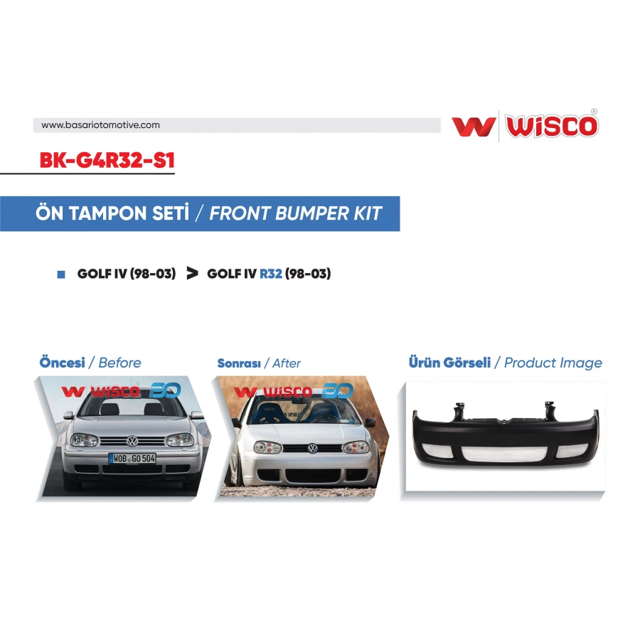 TAMPON SETI ON VW GOLF 4 R32 98-03