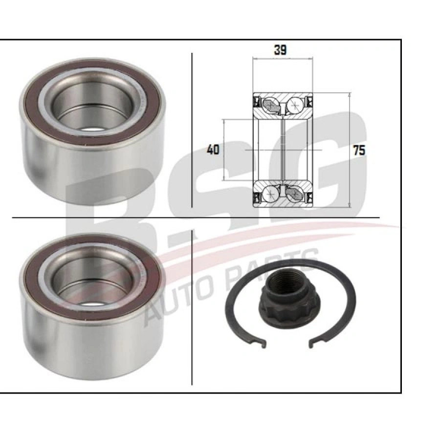 TEKER RULMANI ÖN ABS`LI YARIS (P9, P13) 1.0:1.3:1.33:1.4 D4D:1.5 Hybrid 06-