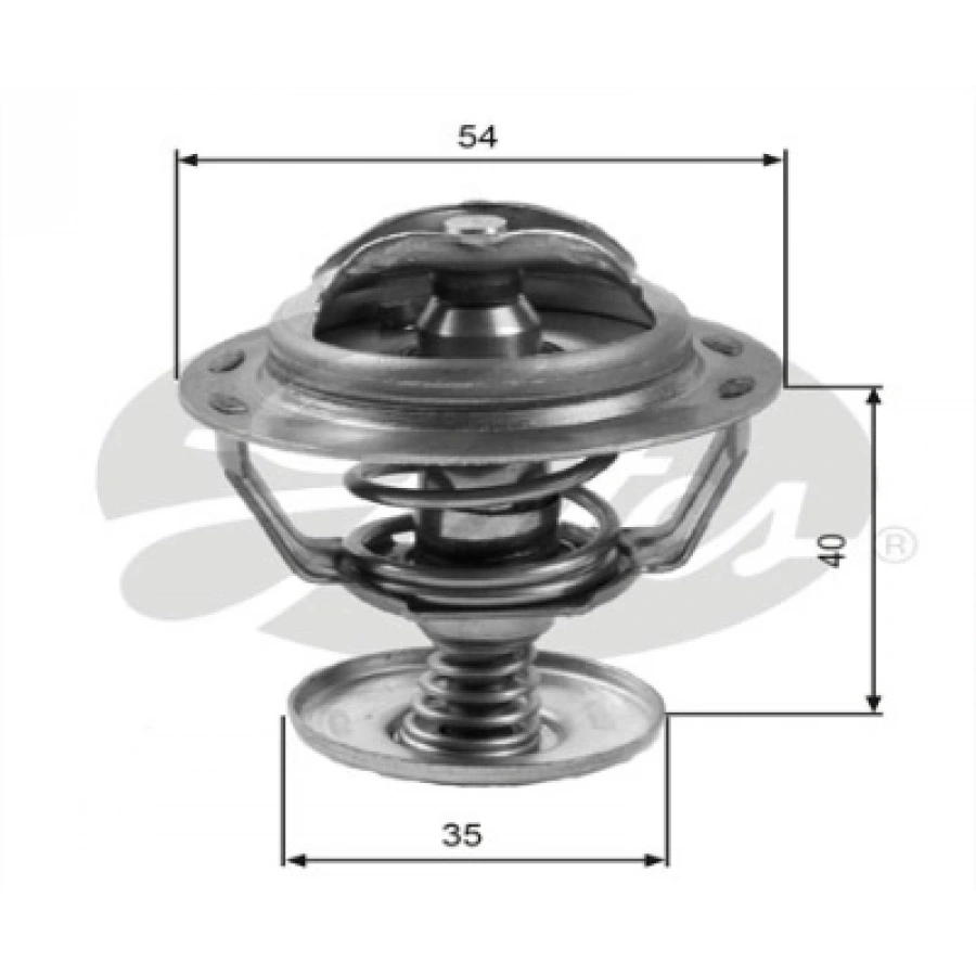 TERMOSTAT 82 °C FIESTA/KA 1.0/1.3 02-