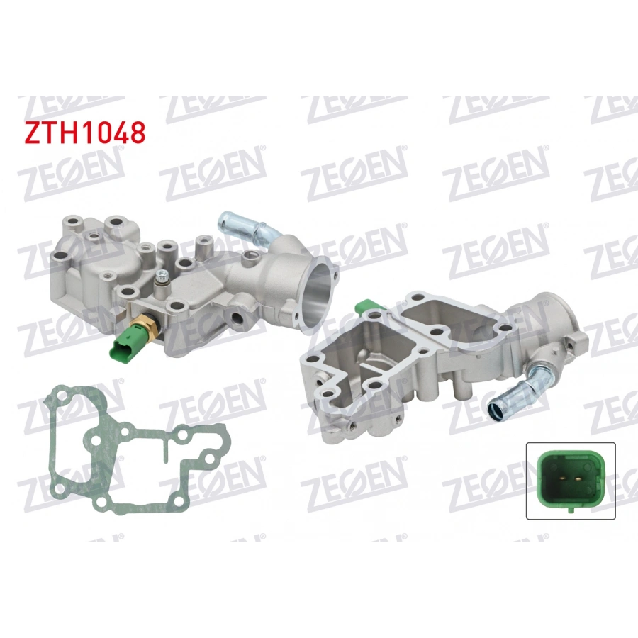 TERMOSTAT FLANSI PLASTIK CITROEN C2 1.4 2003-2009/ C3 1.4 2002-2016/ NEMO 1.4 2007-/ FIAT FIORINO 1.4i 2007-/ PEUGEOT BIPPER 1.4 2008-/ 206 1.4i 1998-2006