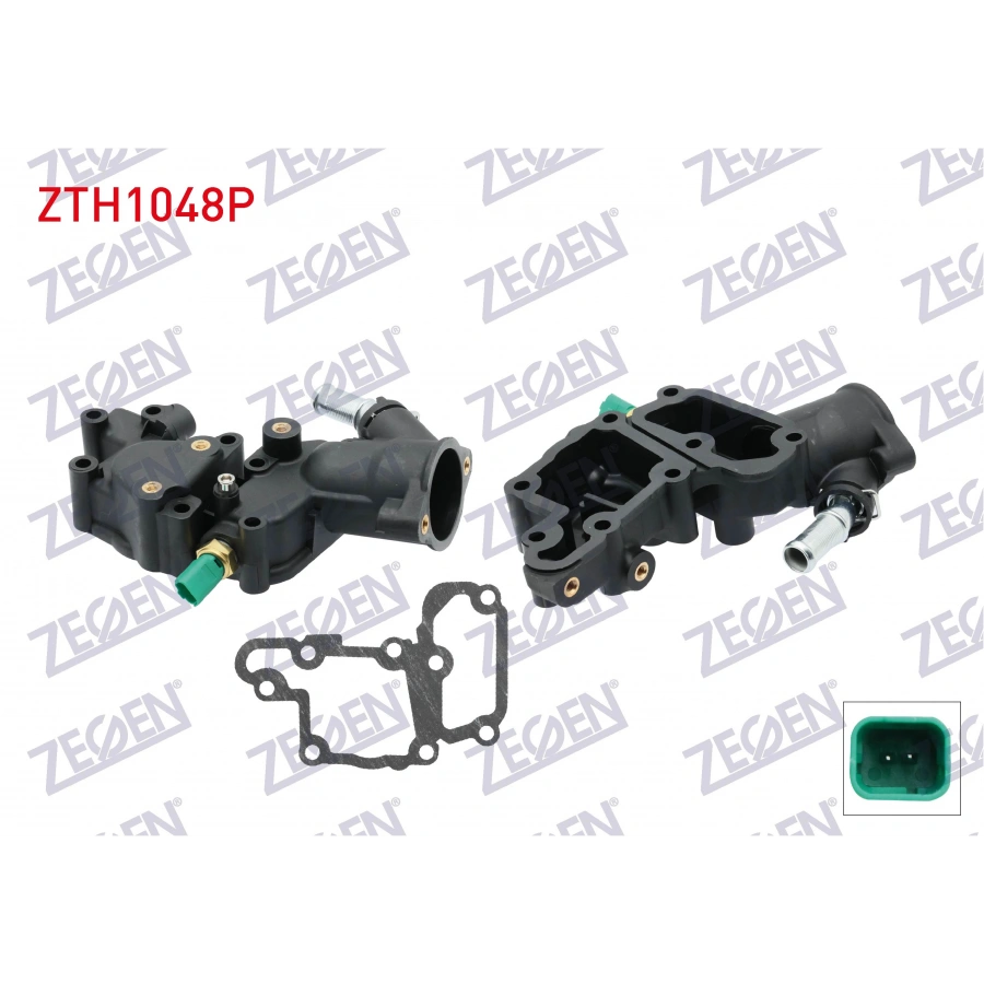 TERMOSTAT FLANSI PLASTIK CITROEN C2 1.4 2003-2009/ C3 1.4 2002-2016/ NEMO 1.4 2007-/ FIAT FIORINO 1.4i 2007-/ PEUGEOT BIPPER 1.4 2008-/ 206 1.4i 1998-2006
