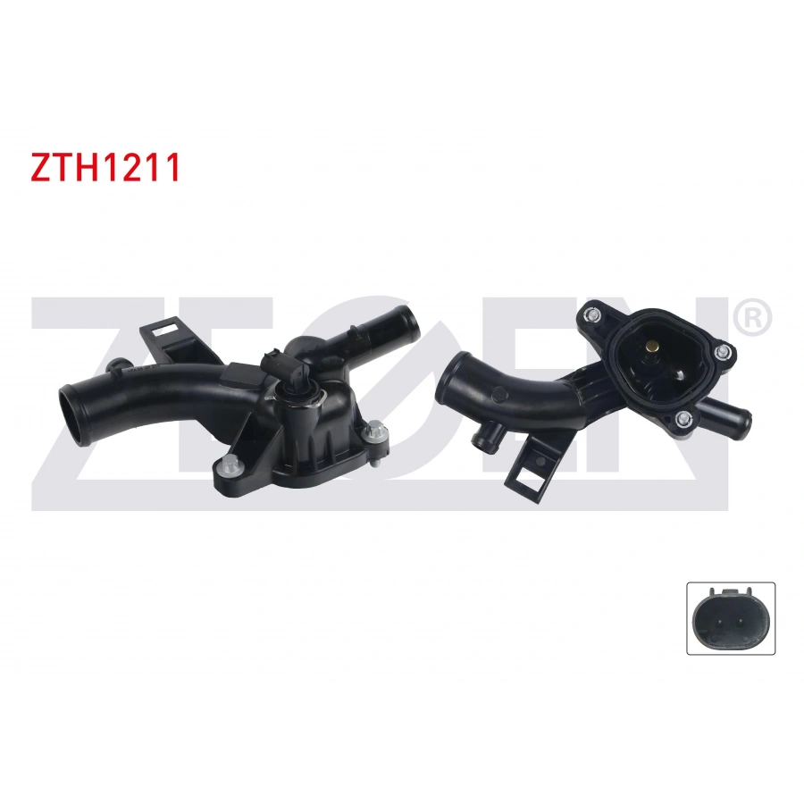 TERMOSTAT FLANSI PLASTIK SENSORLU OPEL ASTRA J 1.4i 2009-2016 / CORSA D 1.2 - 1.4 2006-2014 / CORSA E 1.2 - 1.4 2014- / MERIVA B MERIVA B 1.4 2010-