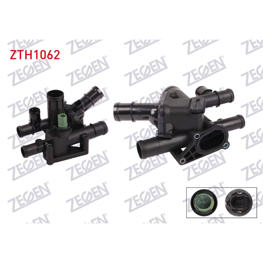 TERMOSTAT KOMPLE CIFT MUSURLU 105 C VW GOLF IV 1.6i M-T 1997-2005 / AUDI A3 1.6 M-T 1996-2003 / SEAT IBIZA II 1.6i M-T 1993-2002