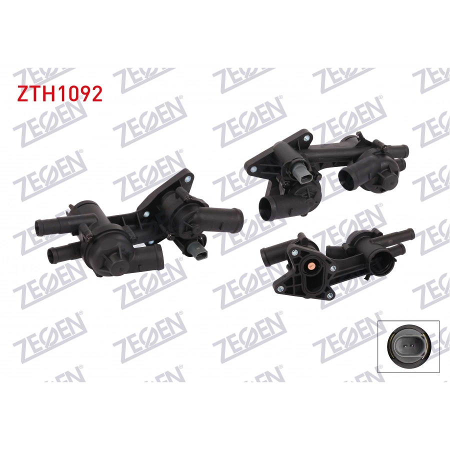 TERMOSTAT KOMPLE MUSURLU 80 - 95 C VW GOLF V 1.4 TSI 2003-2009 / JETTA IV 1.4 TSI 2011- / TIGUAN 1.4 TSI 2007-2016 / AUDI A1 1.4 TFSI 2010- /SEAT IBIZA V 1.4 TSI 2008- /SKODA FABIA 1.4 TSI 2006-2015