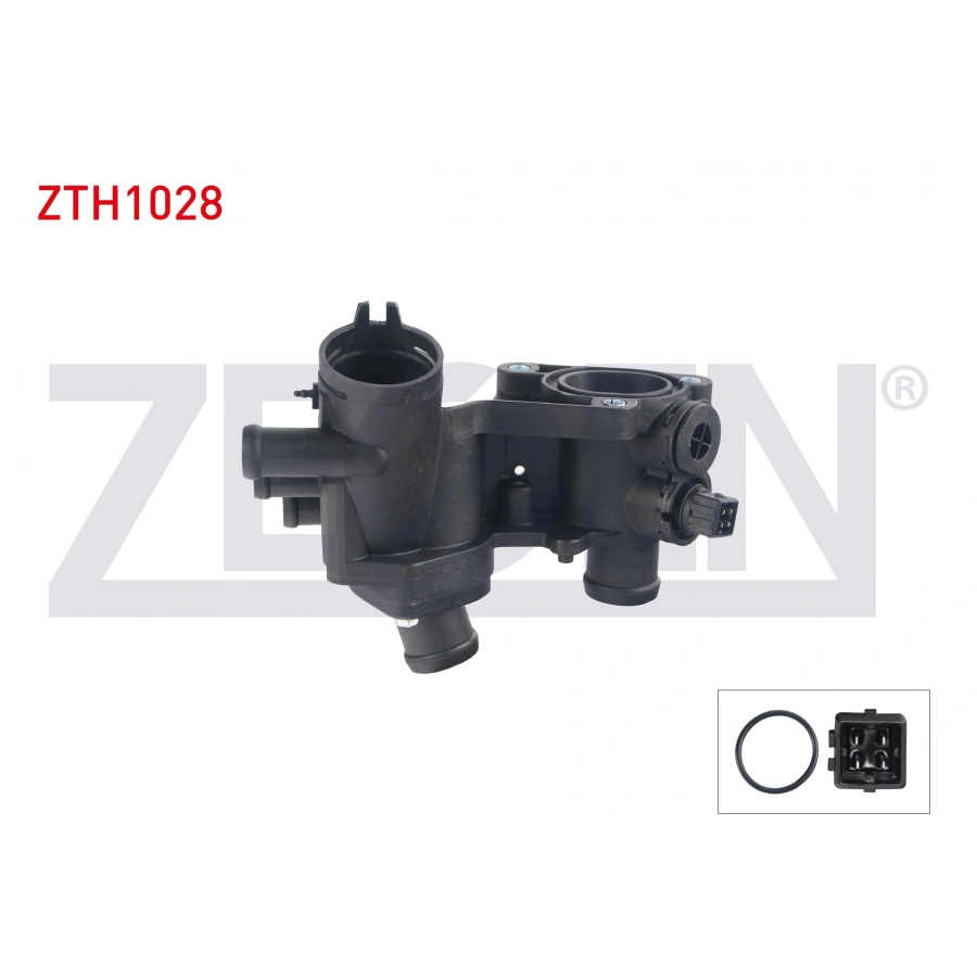 TERMOSTAT KOMPLE MUSURLU 87 C VOLKSWAGEN POLO 1.4 - 1.6 1994-1999/ POLO CLASSIC 1.4 1995-2001/ GOLF III 1.4-1.6 1991-1999/ CORDOBA 1.4 16v 1999-2002/ IBIZA II 1.4 16v 1993-2002/ FELICIA 1.6 1994-2002