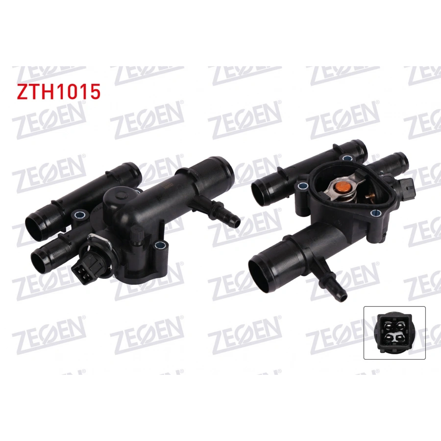 TERMOSTAT KOMPLE MUSURLU 89 C CLIO II 1.9 D 1998-2005 / KANGOO 1.9 DCI 2001-/ LAGUNA II 1.9 DCI 2001-2007