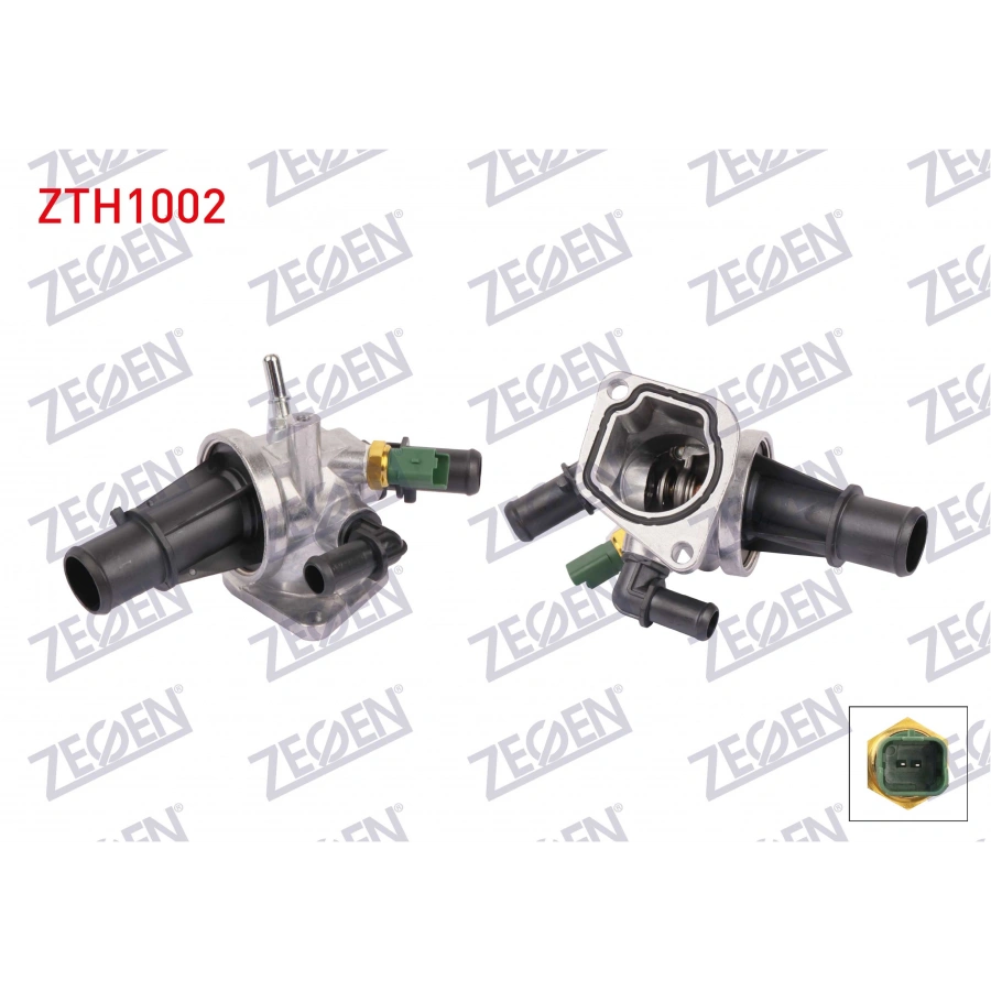 TERMOSTAT KOMPLE MUSURLU UZUN TIP 88 C FIAT DOBLO 1.3 MJT 2001-2010 / PUNTO 1.3 MJT 1999-2009 / ALBEA 1.3 MJT 2003-2007 / OPEL CORSA C 1.3 CDTI 2000-2006 / COMBO C 1.3 CDTI 2001-2006