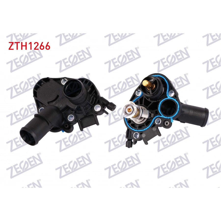 TERMOSTAT KOMPLE PLASTIK 83 °C PEUGEOT 2008 I 1.2 VTI 2013-/ 208 1.2 VTI 2012-/ 301 1.2 VTI 2012-/ CITROEN C3 III 1.2 VTI 2012-/ C4 CACTUS 1.2 VTI 2014-