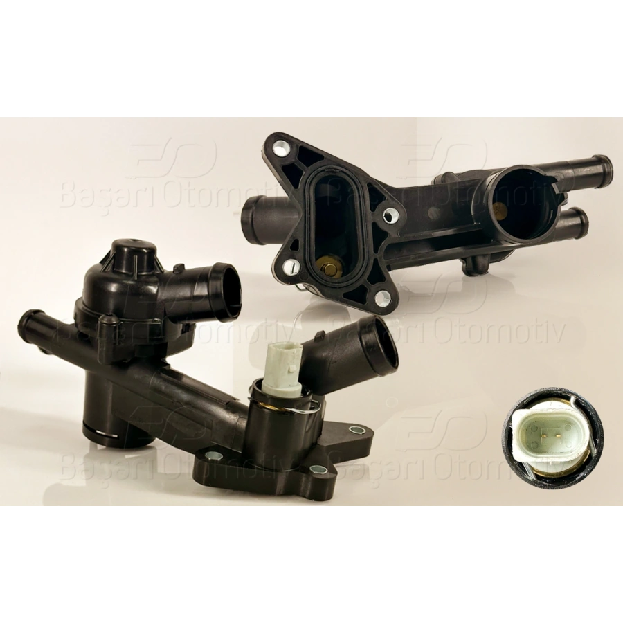 TERMOSTAT YUVASI ( MUSURLU KOMPLE) VW POLO IBIZA FABIA 1.2 02 >