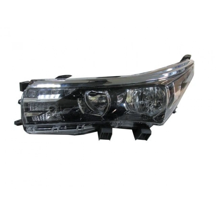 TOYOTA COROLLA- NDE180- 13/16; FAR LAMBASI SOL ELEKTRİKLİ/MOTORSUZ/LEDLİ/NİKELAJ ÇITALI (E MARKLI)