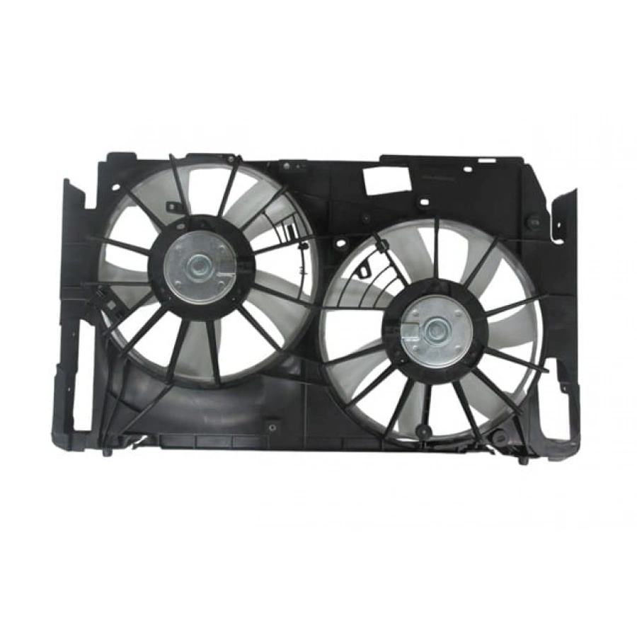 TOYOTA RAV4- 04/12; RADYATÖR VE KLİMA FAN DAVLUMBAZI KOMPLE ÇİFTLİ (5+7 KANAT) (MOTORLU) (ORİS)