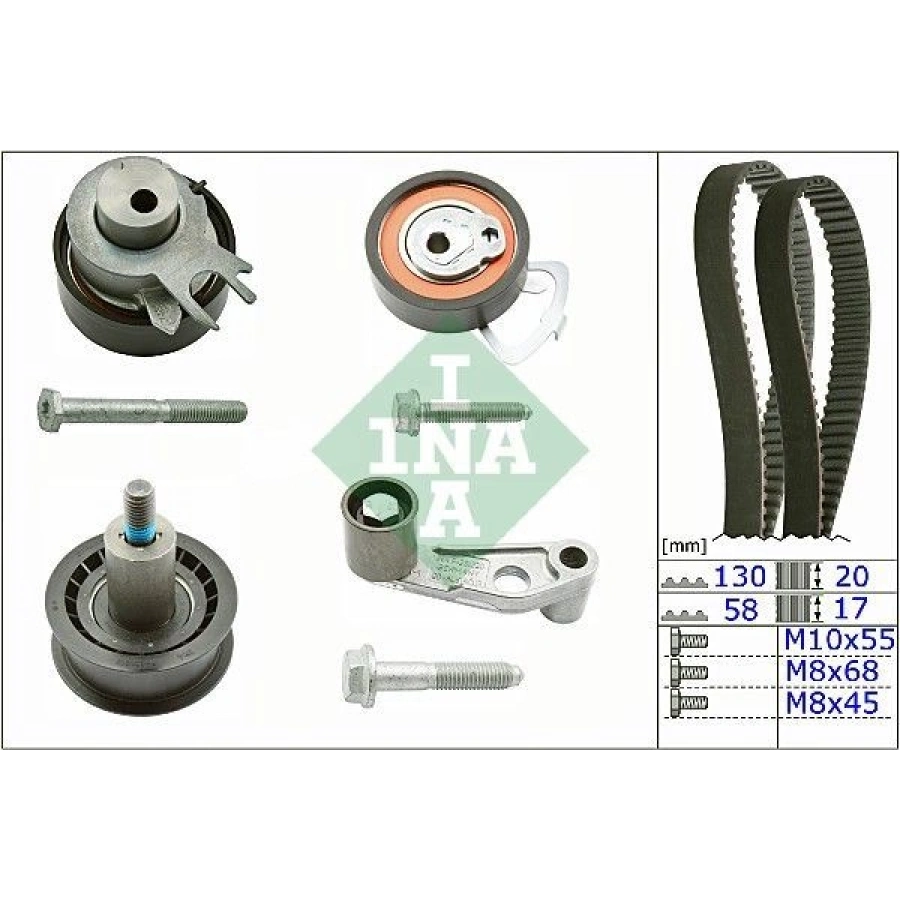 TRIGER EKSANTRIK GERGI SETI DEVİRDAİMLI CADDY 0411 GOLF 0209 PASSAT 0311 POLO 0210 TRANSPORTER T5 1.9 0310 A3 0113 A4 0108 BJB BXE AXB ASZ