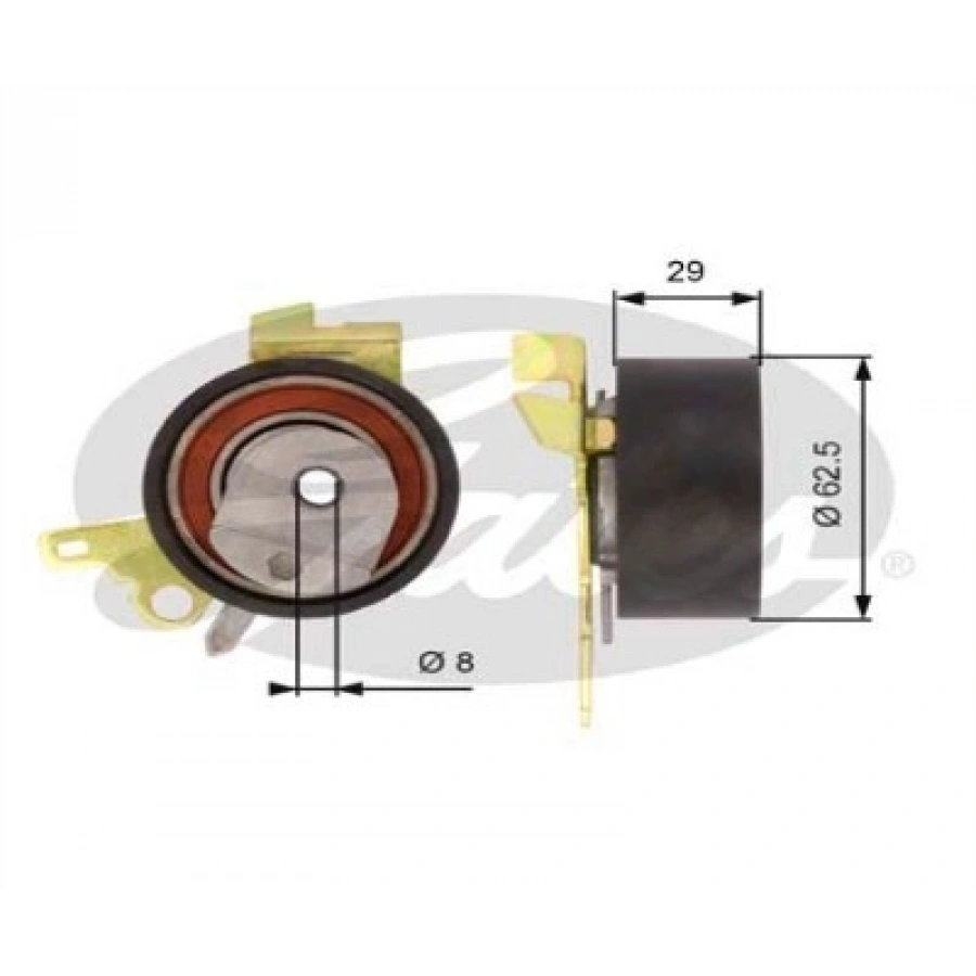 TRIGER GERGI RULMANI (TU5JP4) 206/307 1.6 16V 02-
