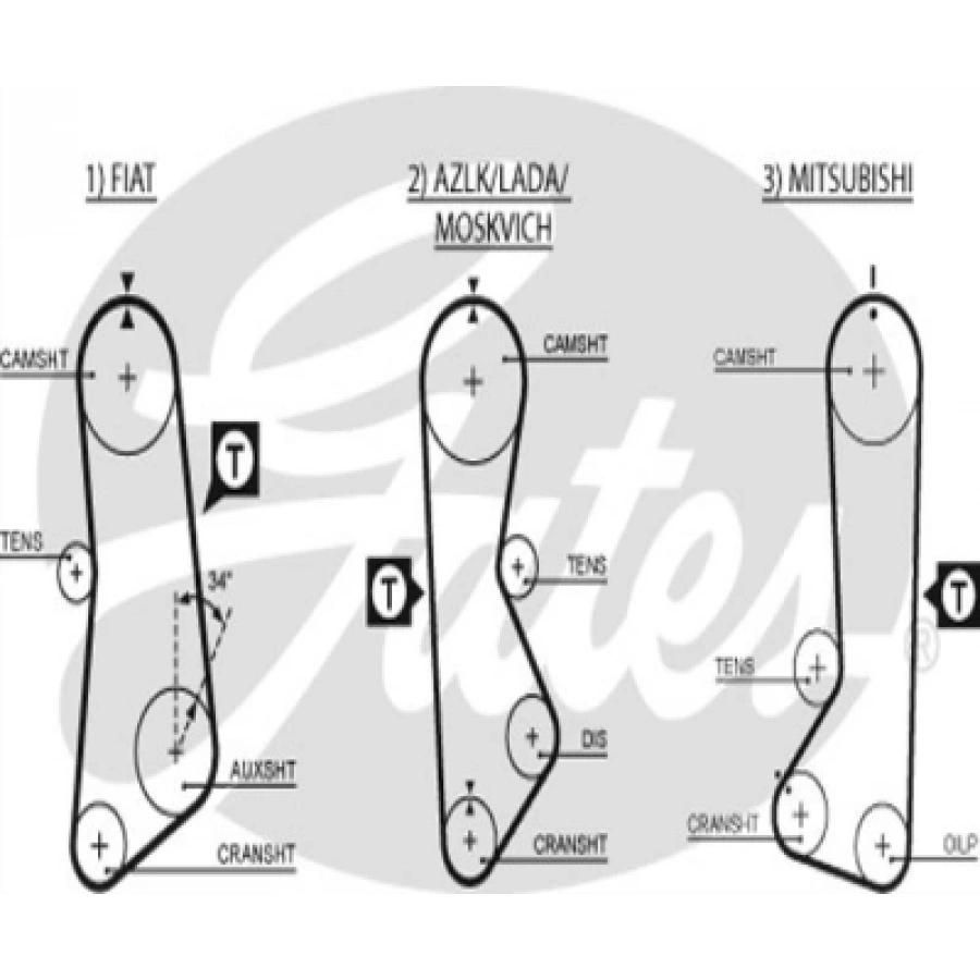 TRIGER KAYISI 122 DIS TAUNUS/P100 2,0 OHC 76-